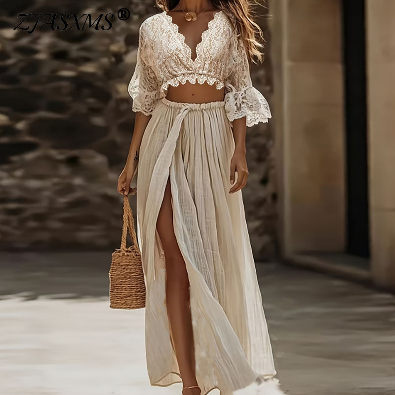 Female Formal Wear - Completo due pezzi da donna bohémien