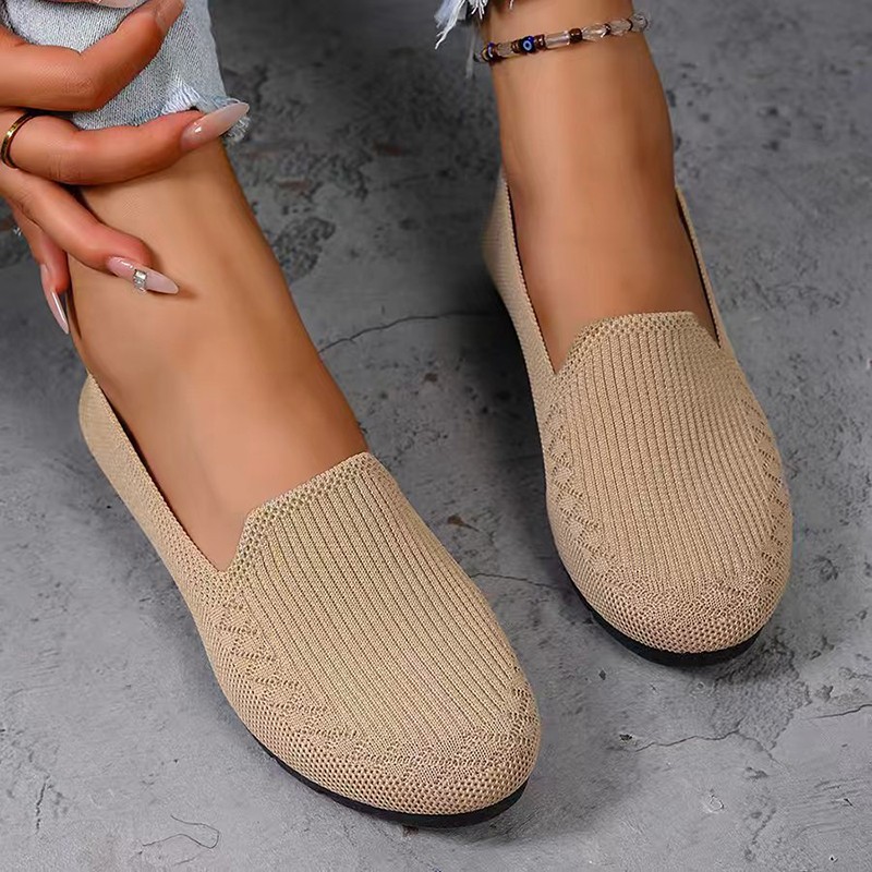 Formal Women Daily Wear Shoes - Mocassini in Maglia per Donna, Scarpe