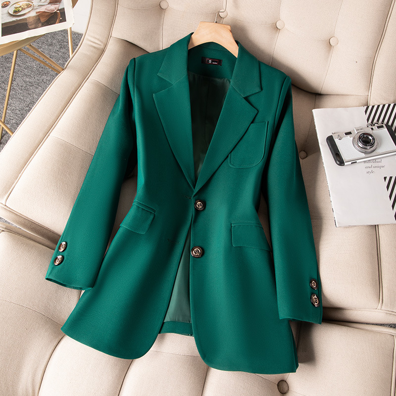 Women Formal Wear Blazers - Cappotto blazer formale da donna blu