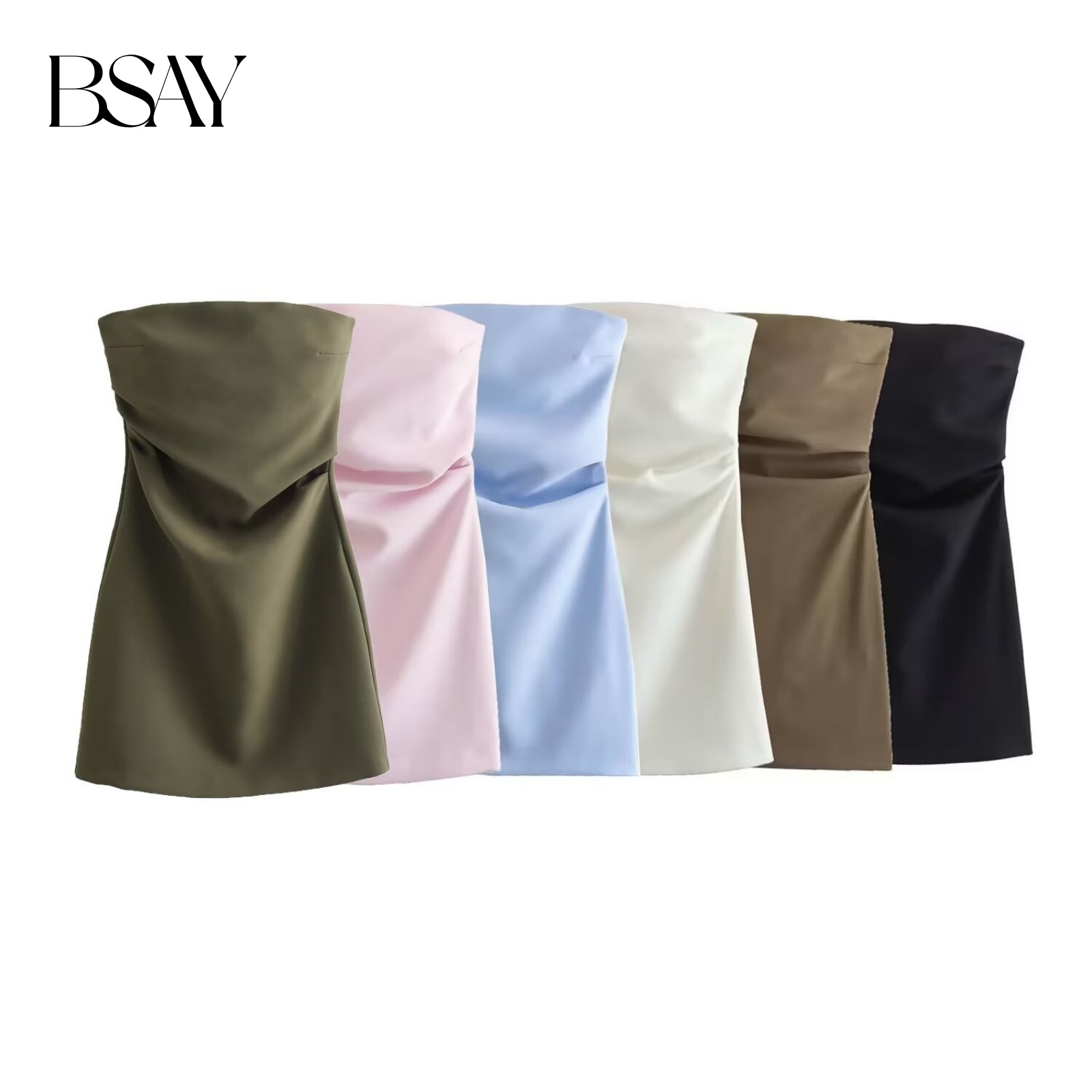 Women Formal Wear Zara - BSAY moda donna sexy cerniera posteriore