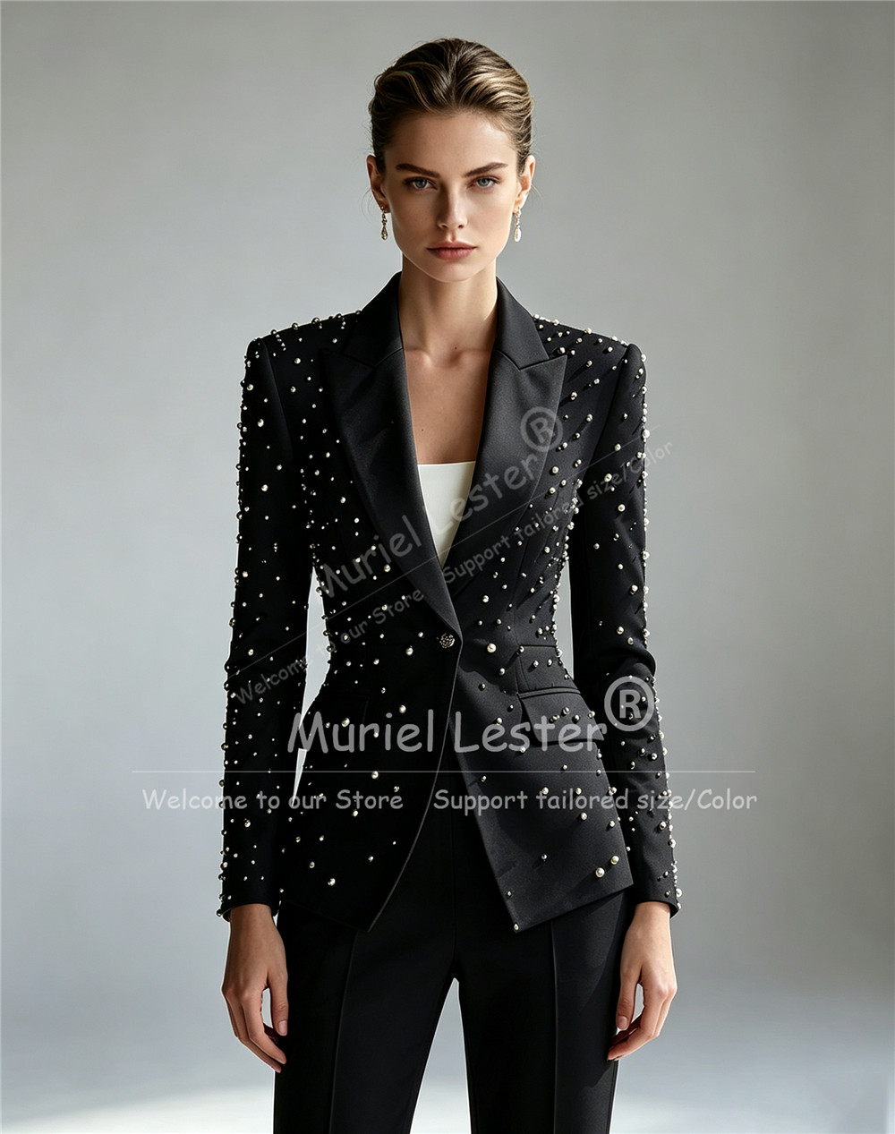 Eleganti Completi con Perle pe - Blazer Set Women Formal recensione e prezzo