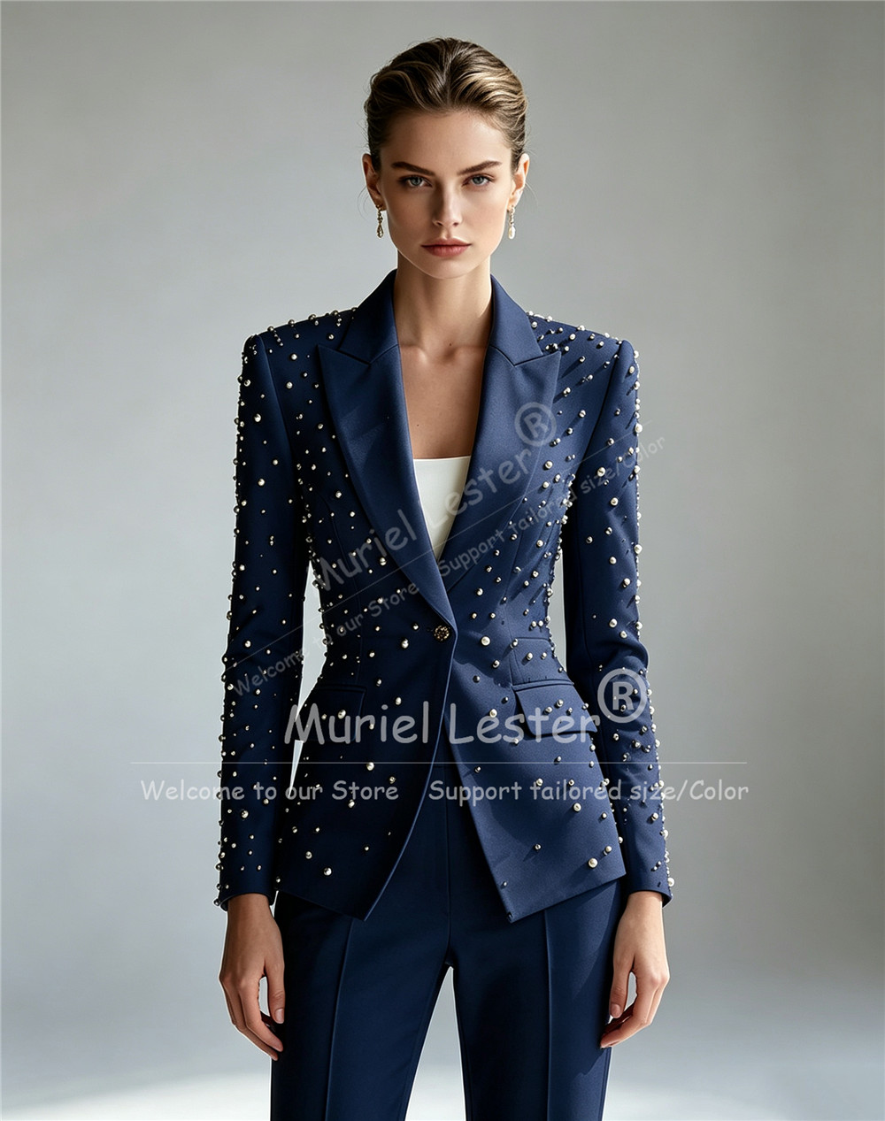 Eleganti Completi con Perle pe - Blazer Set Women Formal recensione e prezzo