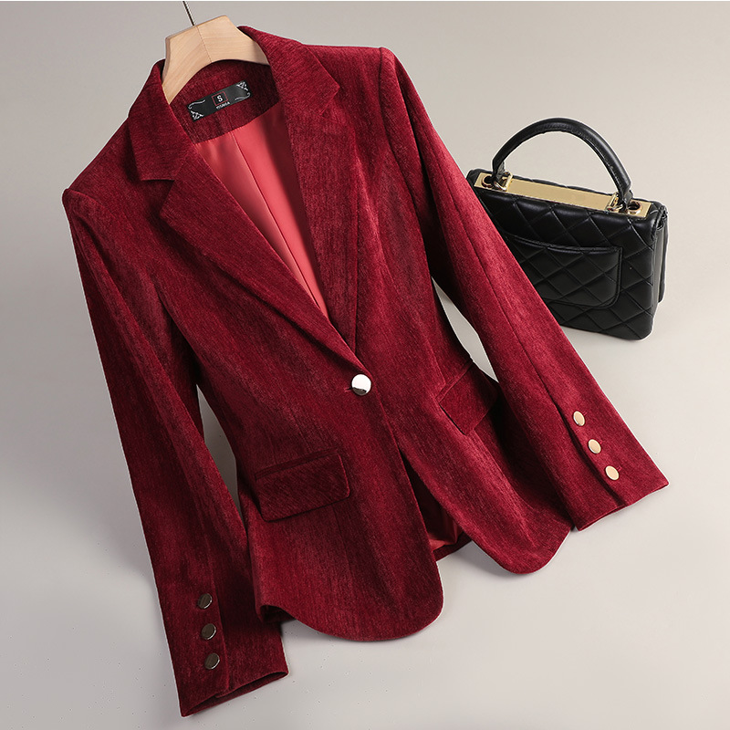 Blazer in Velluto Giallo Oro p - Women Formal Wear Blazers recensione e prezzo