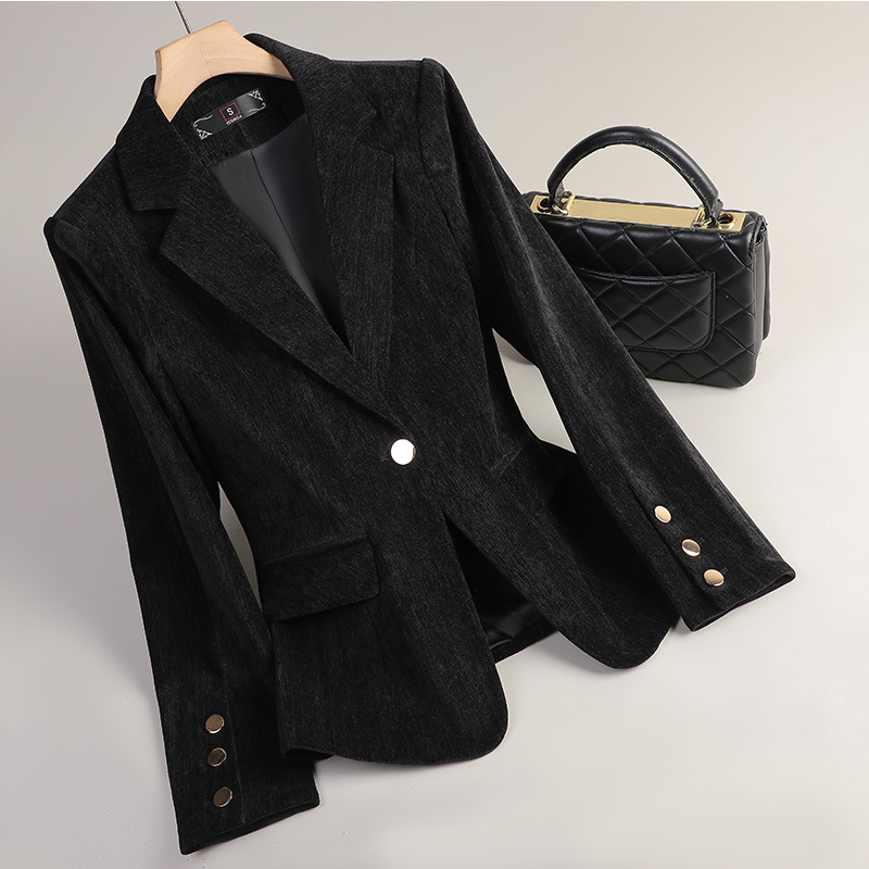 Blazer in Velluto Giallo Oro p - Women Formal Wear Blazers recensione e prezzo