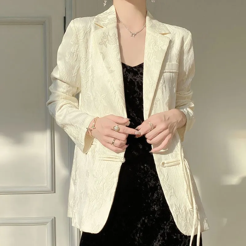 Giacca blazer bianca testurizz - Women Formal Wear Blazers recensione e prezzo
