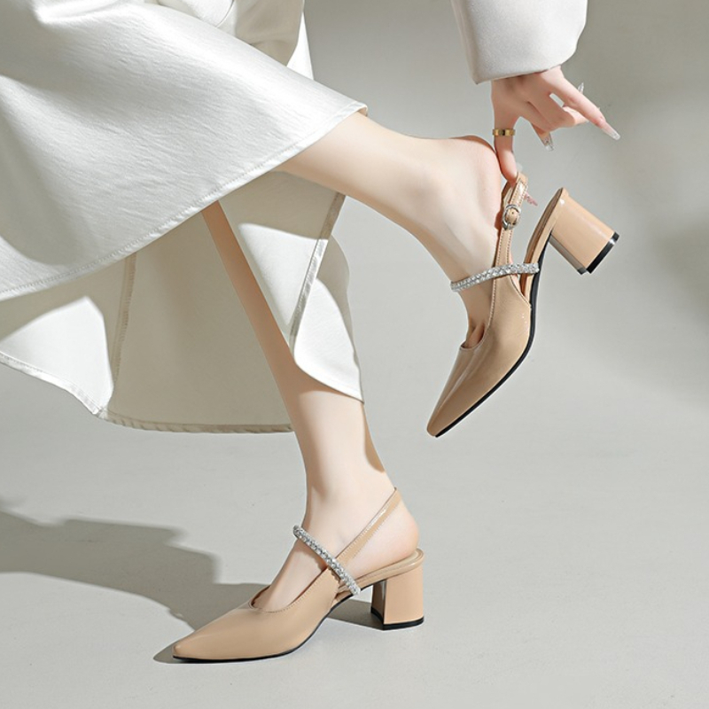 Sandali da Donna con Tacco Lar - Formal Women Daily Wear Shoes recensione e prezzo